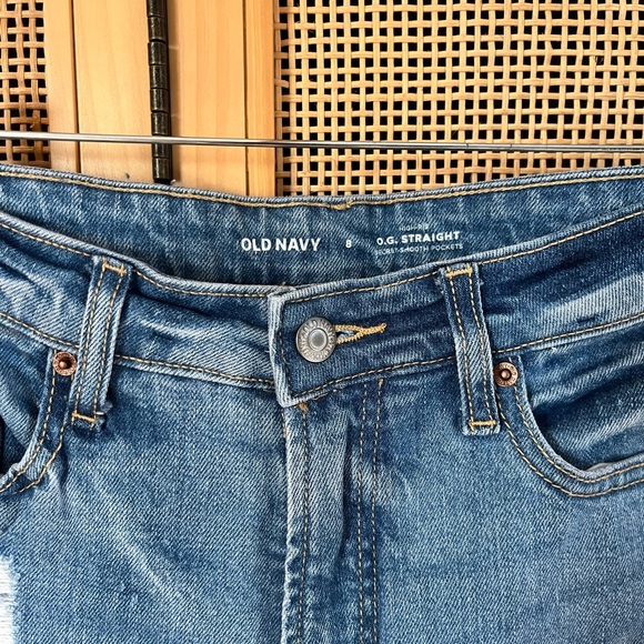 Old Navy Women’s 8 OG Straight Jeans - Picture 2 of 3